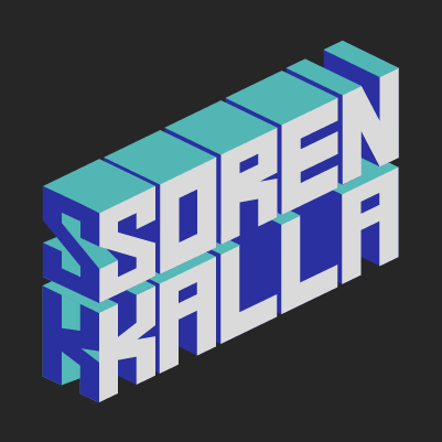 Logo design for Soren Kalla Portfolio (large version)